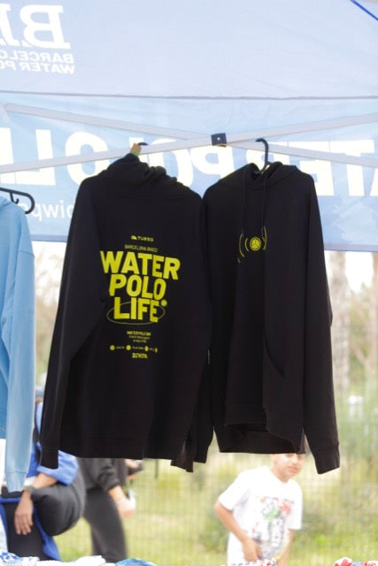 WATER POLO LIFE HOODIE "BLACK-NEON"
